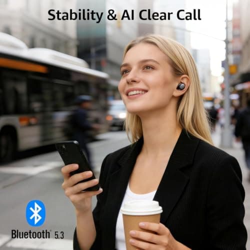 TOZO T6 Wireless Earbuds Bluetooth 5.3 Stereo Sound in Ear Headphones — view 5