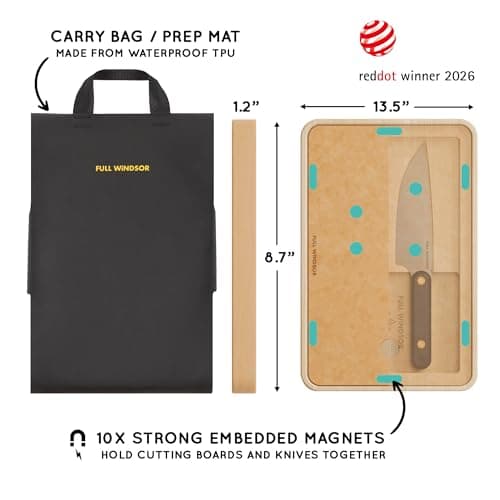 FULL WiNDSOR - MagKnives Magnetic Camping Chopping Board and Knife Set — view 4