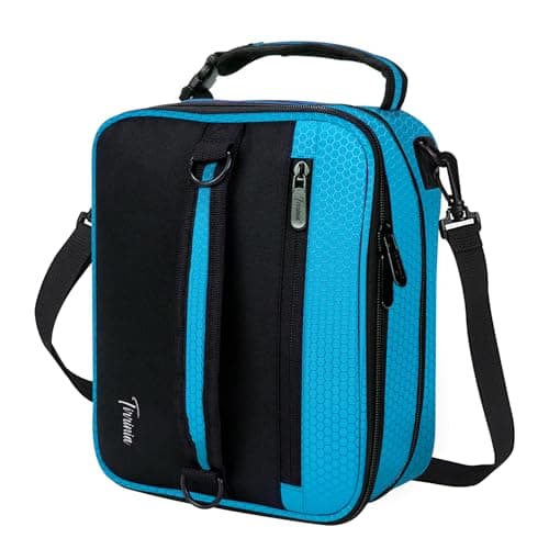 Kato Tirrinia Expandable Insulated Lunch Bag, 10L Lunch Cooler Bag with Shoulder Strap for Men and Women, Leakproof Lunch Box Bag, Suitable for Work School Travel Picnic Camping Beach, Gray