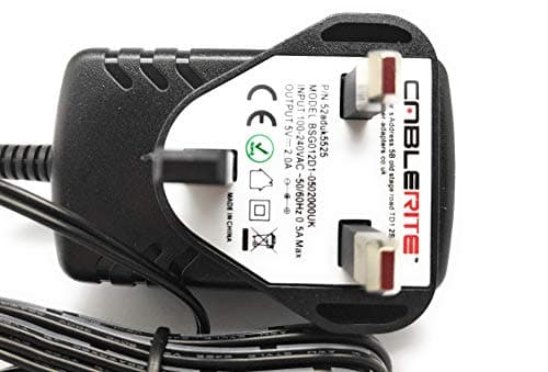 5v power supply adapter for Bush Classic Leather Look DAB Radio WO268 - psu plug cable — view 4