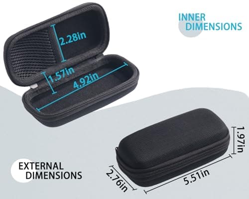 inDomit Hard Protective Travel Case Compatible with 230° Silicone Headlamp - Waterproof Lightweight EVA Storage(CASE ONLY) — view 4