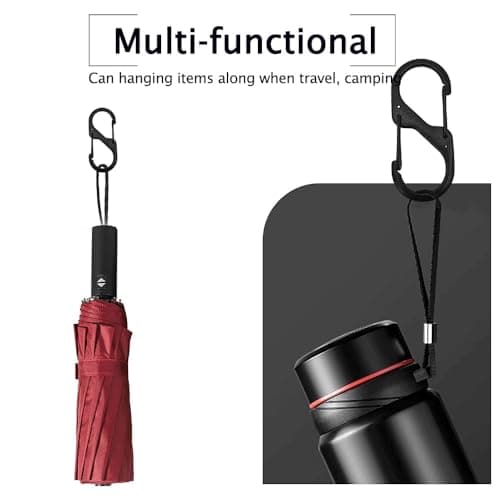 Belegao 2 Sizes Zipper Lock Clips 12PCS Dual Opening Anti-Theft Deterrent — view 6