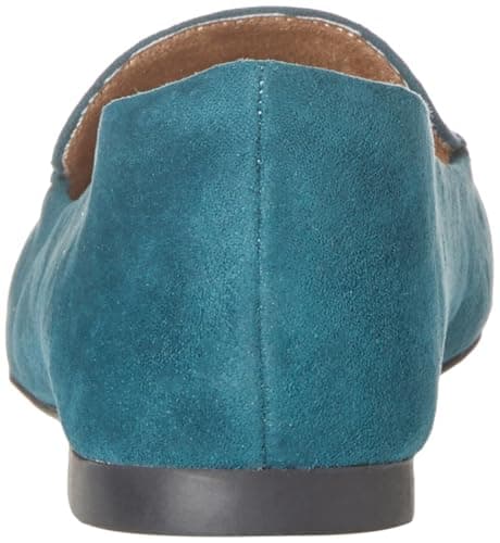 Amazon Essentials Women's Loafer Flat, Dark Turquoise Microsuede, 6 UK Wide — view 3