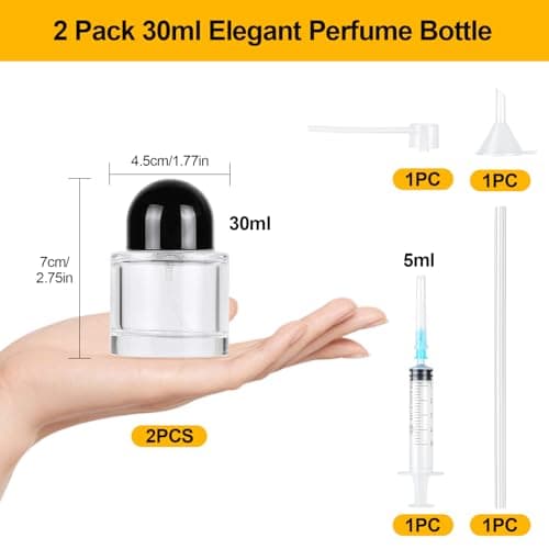 MirraSwit 2 Pcs Perfume Atomiser, 30ml Perfume Bottle — view 2