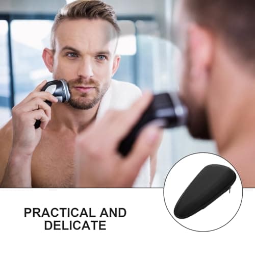 HAMPPLIES Portable Hard Travel Case for Beard Trimmer with Shockproof Protection Zipper Closure Storage Pouch Bag for Business Trips Holidays and Weekend Use — view 5