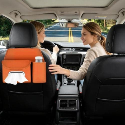 Car Back Seat Organizer Multifunctional Auto Headrest Storage — view 2