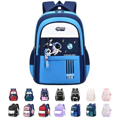 Schoolbag For Primary School Students 3 6 Grade Boys Shoulder Wear Anti Load Children's Backpack Commercial Backpack Vacuum Pink Light Purle Blue Black Coffee Purple Beige Dark Green Sky Red — view 3