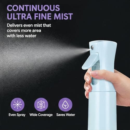 3-Piece Set 200ml Water Spray Bottle for Hair, Continuous Spray Bottle — view 5
