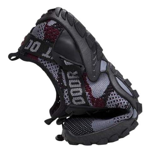 Hiking Shoes Men's Waterproof Lightweight Outdoor Trekking Shoes Ankle Mountain Shoes Non-Slip Shoes Trainers Breathable Sports Shoes Trainers Outdoor Casual Shoes 38-44, black, 10 UK — view 6