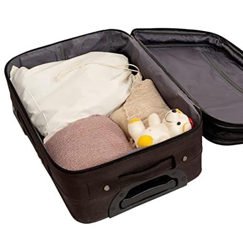 Organic Cotton Dust-Proof Storage Bags, White, 3 Small: 15"x12", Storage-Bags — view 2