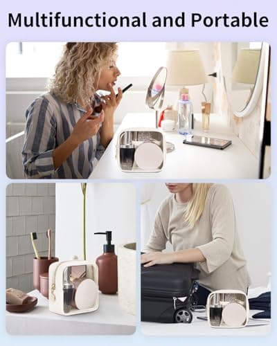 Small Makeup Bag for Handbag, Clear Mini Makeup Bag for Daily Use Travel — view 5