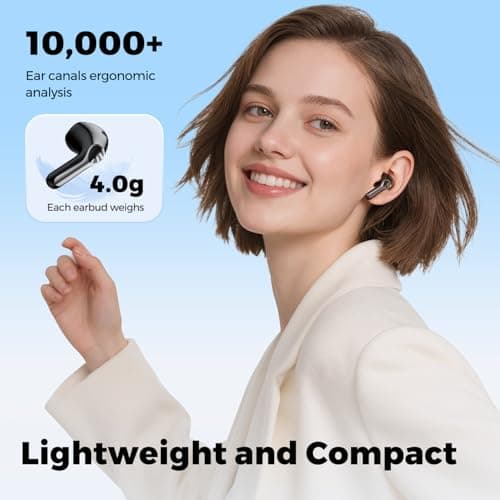 SoundPEATS Air6 HS Semi in Ear wireless Earbuds with Hi-Res & LDAC Black — view 5
