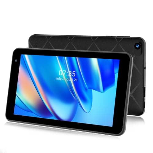 GOZZGEAR Tablets 7 inch Android WiFi Tablet,8+32GB, Tablet PC, Dual Camera, Bluetooth, WiFi, Portable Tablets with Black Case, Pocket Tablet PC for school study work, 2-Year Warranty