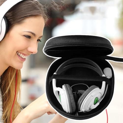 Headphone Carrying Case Lightweight Compact Headphones Storage Pouch — view 4