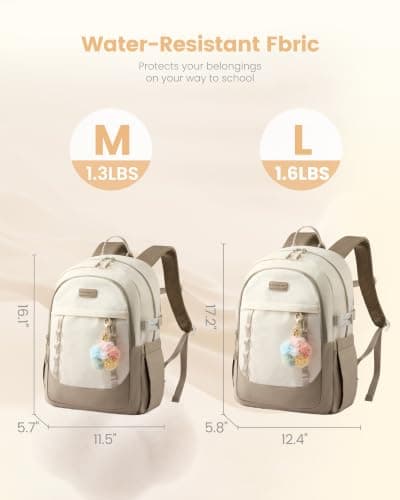 LOVEVOOK Laptop Backpack Womens School Bag for Girls Lightweight Rucksack — view 4