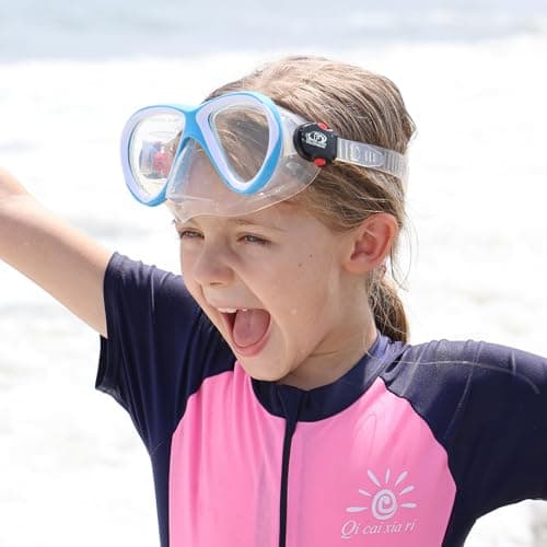 Findway Kids Snorkel Set, Children Swimming Goggles for Snorkelling, Snorkel Gear with Odourless TPU Breathing Tube for 4-16 Year Girls Boys — view 6