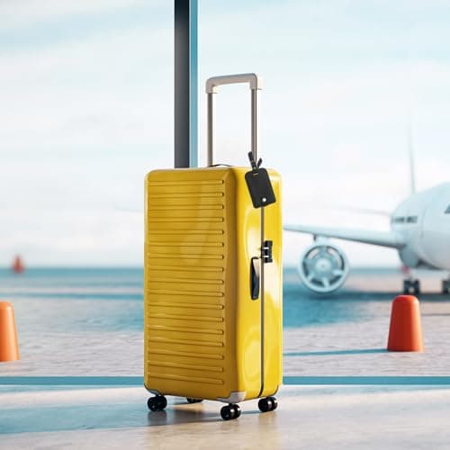 PATIKIL 2 Pack Luggage Bag Tags, PU Leather Suitcase Name Tags with Snap Travel Label Luggage Identifier Privacy Protection Travel Accessories, Blue — view 5