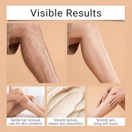 Lumivona Natural Gentle Hair Removal Cream, Lumivona Natural Intimate Hair Removal Cream, Fast-Acting Depilatory for Women, Leg Depilatory for Smooth, Hydrated Results with Shea Butter (1PCS) — view 6
