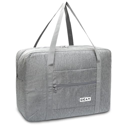 Beach Stone EasyJet Cabin Bag 45x36x20 – 25L Lightweight Duffle Holdall for Travel Gym Overnight Use - Airline Approved Underseat Hand Luggage for Men and Women (Grey)
