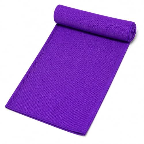 Ever Move Instant Cooling Towel - 100 x 30 cm Lightweight Cooling Towels for Neck, 100% Polyester Reusable Cold Effect Towel for Hot Weather, Workout, Travel & Outdoor Training - (Purple) — view 6