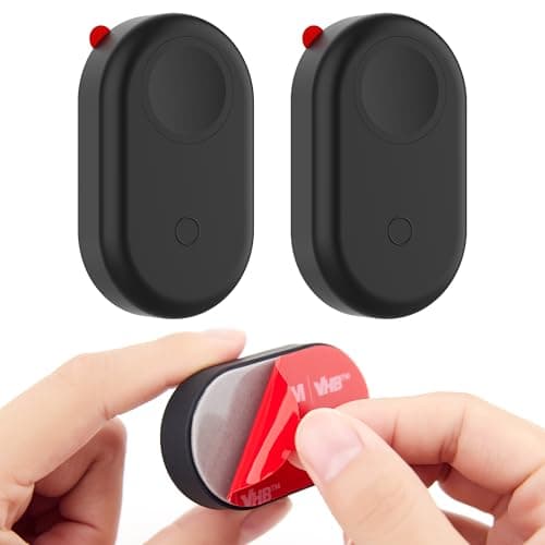 Galaxy SmartTag2 Waterproof Silicone Case with Self Adhesive Sticker, 2 Pack Hidden GPS Tracker Stick-on Protective Cover for Wallet, Luggage, Car, Bicycle