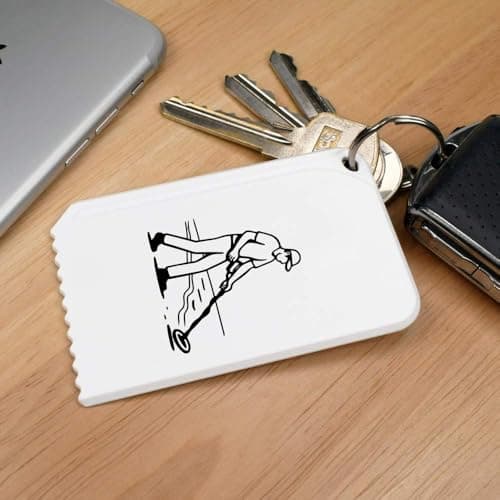 Azeeda 'Man Metal Detecting' Car Ice Scraper (IC00044990) — view 2