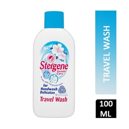 Stergene Care Travel Wash for Handwash Delicates - Laundry Detergent Liquid for Clothes 2 Pack + Cheeroo Magnet — view 4