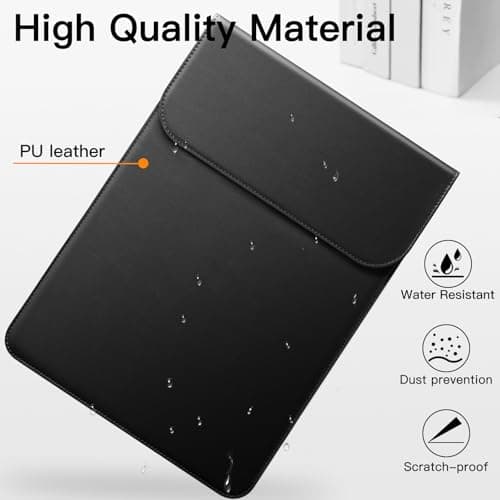 JETech Slim Laptop Sleeve for 13-Inch Devices, Black — view 5