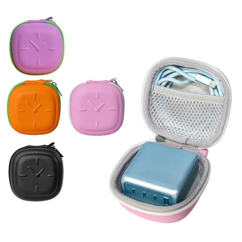 JSGHGDF EVA Storage Case for Chargers 140W USB C Charging Port, Spill Proof Travel Solution for Electronics Hard Carrying Case — view 2