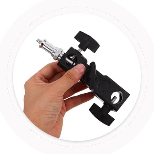 Flash Light Mounting Bracket Hot Shoe Adapter for Photography — view 4