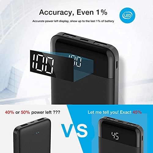 Charmast Power Bank, Ultra Slim 10400mAh Portable Charger Quick Charge — view 4