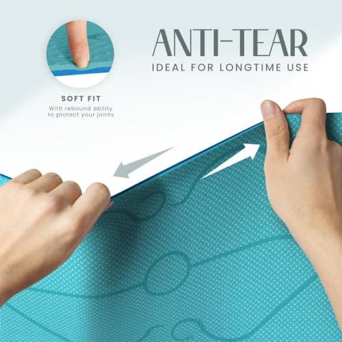 Yogii Non-Slip 6mm TPE Yoga Mat with Alignment Guides — view 5
