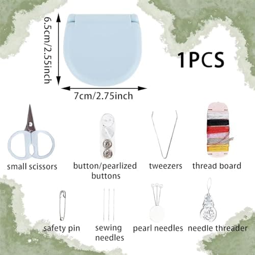 1Pcs Mini Sewing Kit Portable Needle and Thread Kit for Travel Business Trips School Camping for Be Torn Sheets Plush Torn Clothes Loose Buttons Repair Them Quickly — view 2