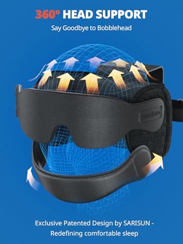 SARISUN Travel Pillow with Chin Strap for Different Seats, Stable Support — view 5