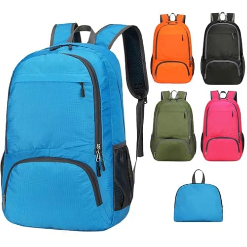 Mayoii Foldable Lightweight Backpack for Mens & Women – 35L Waterproof Rucksack for Mens & Women, Rucking Daypack for Outdoor Sports Hiking Travel Camping (Blue)