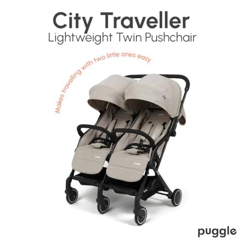 Puggle City Traveller Double Pushchair (Cashmere) — view 2
