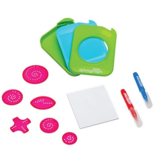 Spirograph Travel Set | Create Amazing Designs On The Go | 10-Piece Set With Built - In Storage Tray | Arts & Crafts Activity For Travelling | For Ages 5+ — view 6