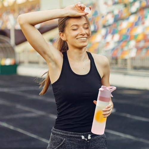 Water Bottle That Denied - Dual Function Sports Spray Cup for Hydration & Cooling | 650ml Reusable Fitness Bottle for Cycling, Hiking, Workouts — view 2