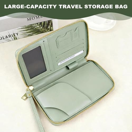 HAOQIAGA Passport Holder Travel Wallet, RFID Travel Wallet — view 5