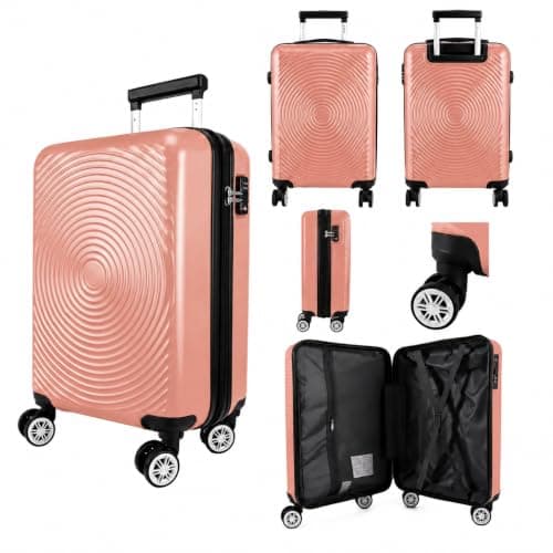 Underseat Cabin Case 40 x 25 x 20cm RyanAir Approved Size with Detachable Wheels and Combination Lock (T-HC-US-1630)