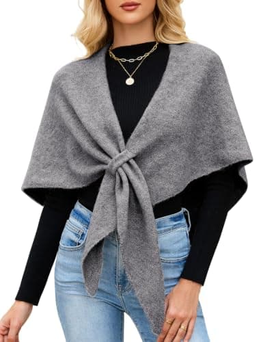 heekpek Winter Shawl Wraps Women Triangle Scarf