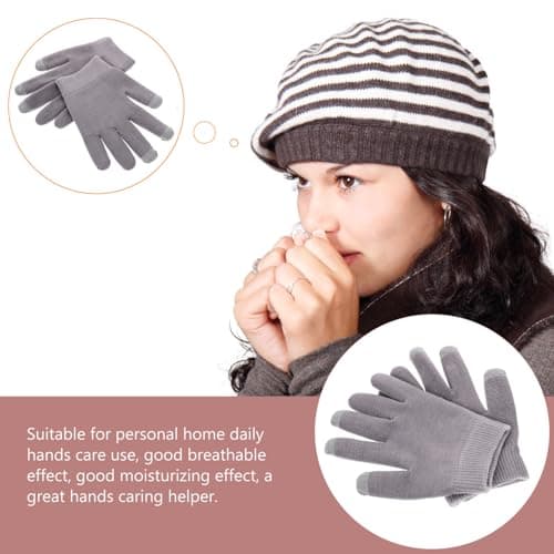 Comfortable Gel Gloves Moisturiser Gloves for Dry Hands Women — view 3