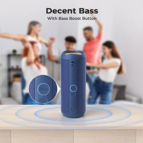 RIENOK Bluetooth Speaker 30W Wireless Speaker Portable Dual Pairing HD Stereo Sound IP67 Waterproof Bluetooth 5.0 Outdoor Sport Speaker — view 3