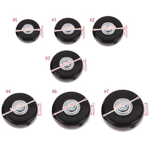 BOYANDM Travel Bag Wheel Accessories Noise Frees Easy To Replace Luggage Spare Wheel With Tool Upgrades For Students & Family Suitcases — view 4