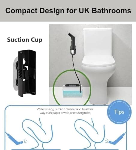 Portable Bidet for Travel – Rechargeable Handheld Shattaf Sprayer with 2.3L Tank, Muslim Shower for Camping, RV, and Outdoor Hygiene — view 2