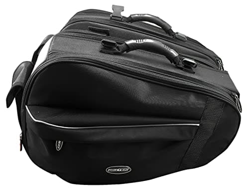 Motorcycle Motorbike Pannier Bags Throw Over Saddle Bags Soft Luggage Touring Panniers BikeTek Urbano — view 2