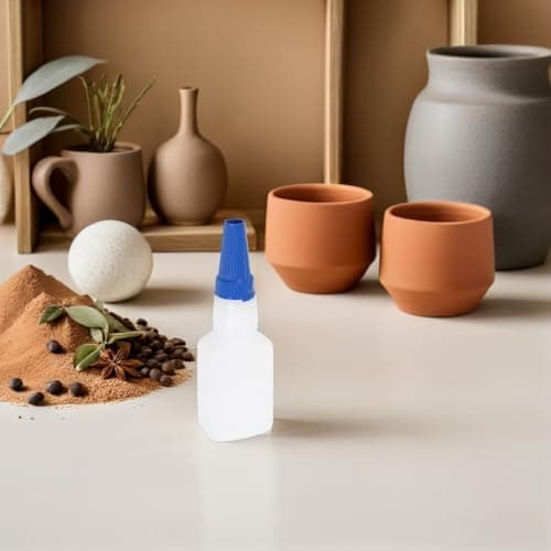 20pcs Small Plastic Glue Bottle with Fine Tip, 20ml White Dispenser — view 6