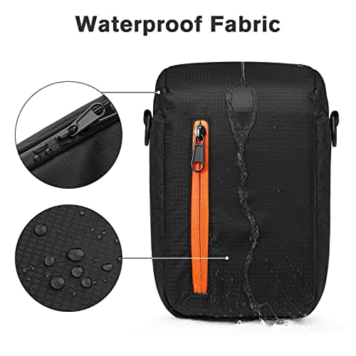 S-ZONE Camera Sling Bag Waterproof DSLR/SLR Compact Camera Insert Pouch Cube Case Lens for Nikon, Sony, Canon, Panasonic, Olympus — view 4