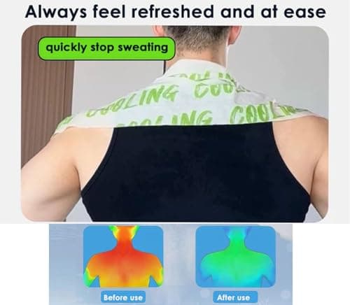 10 PCS Cold Towels, Cooling Face Wipes, Cooling Body Wipes, Camping Cooling Towels, 3s Ice Sensation Wipes for Hot Weather, Camping, Gym, Yoga, Marathon, Oversized (10x25in) — view 3