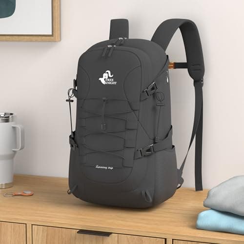 Bseash 40L Lightweight Waterproof Hiking Backpack with Rain Cover,Outdoor Sport Travel Daypack for Camping Climbing Skiing Cycling — view 2